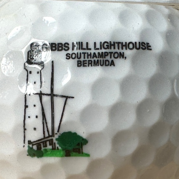 EARDLEY L.B. JONES BERMUDA GOLF BALL COLLECTION - RIDDELL'S BAY GIBBS HILL ONION - Picture 3 of 5